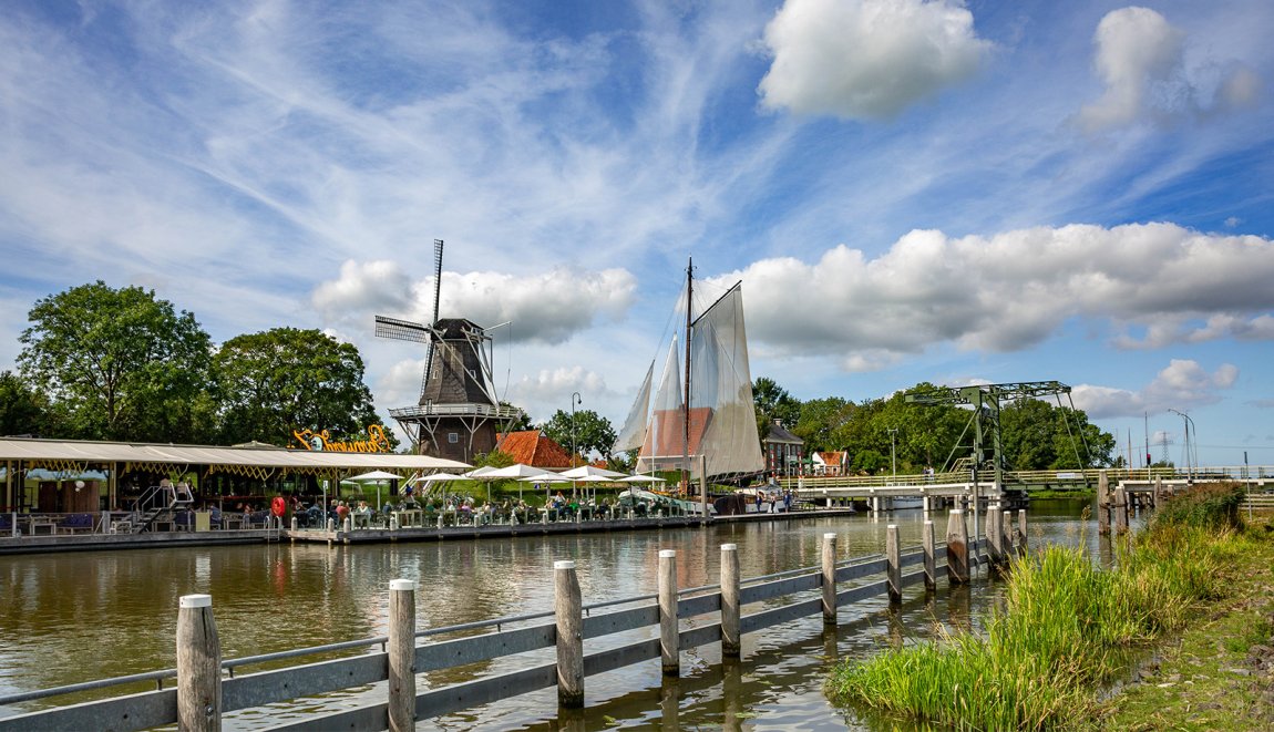 Disembarkation point Garnwerd aan Zee Groningen, on the Reitdiep river