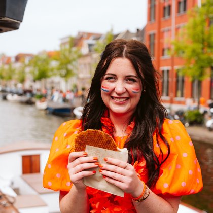 King&rsquo;s Day 2026 in Leiden with stroopwafels