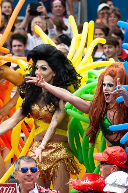 Gay Pride Canal Parade in Amsterdam, the biggest pride events in the world &copy; Photos by D via Shutterstock