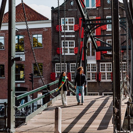 Dutch Era Dordrecht Wolwevershaven Damiatebrug