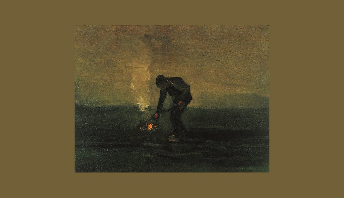 Vincent van Gogh (1853-1890) Peasant burning weeds, New Amsterdam, October 1883 Vincent van Gogh (1853-1890) Peasant burning weeds, New Amsterdam, October 1883