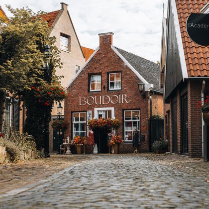 Atmospheric street in Ootmarsum Twente