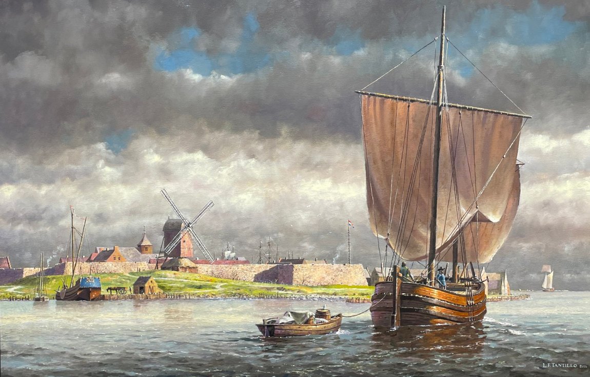 Fort Amsterdam, Manhattan circa 1658 by L.F Tantillo Fort Amsterdam, Manhattan circa 1658 by L.F Tantillo