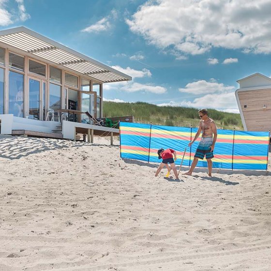 Sleeper cottages on Groede beach