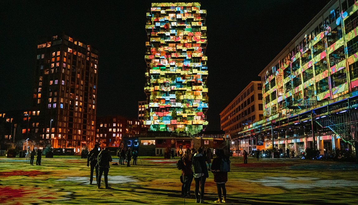 Eindhoven Ketelhuisplein during GLOW Eindhoven Ketelhuisplein during GLOW