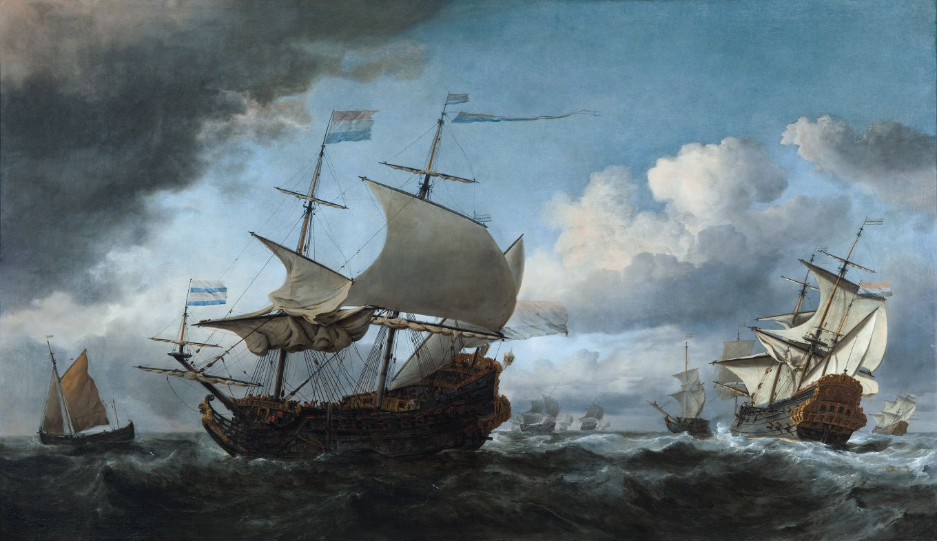 Het verzamelen van de Nederlandse vloot voor de Vierdaagse Zeeslag Willem van de Velde de Jonge Moveo Art collection Het verzamelen van de Nederlandse vloot voor de Vierdaagse Zeeslag Willem van de Velde de Jonge Moveo Art collection