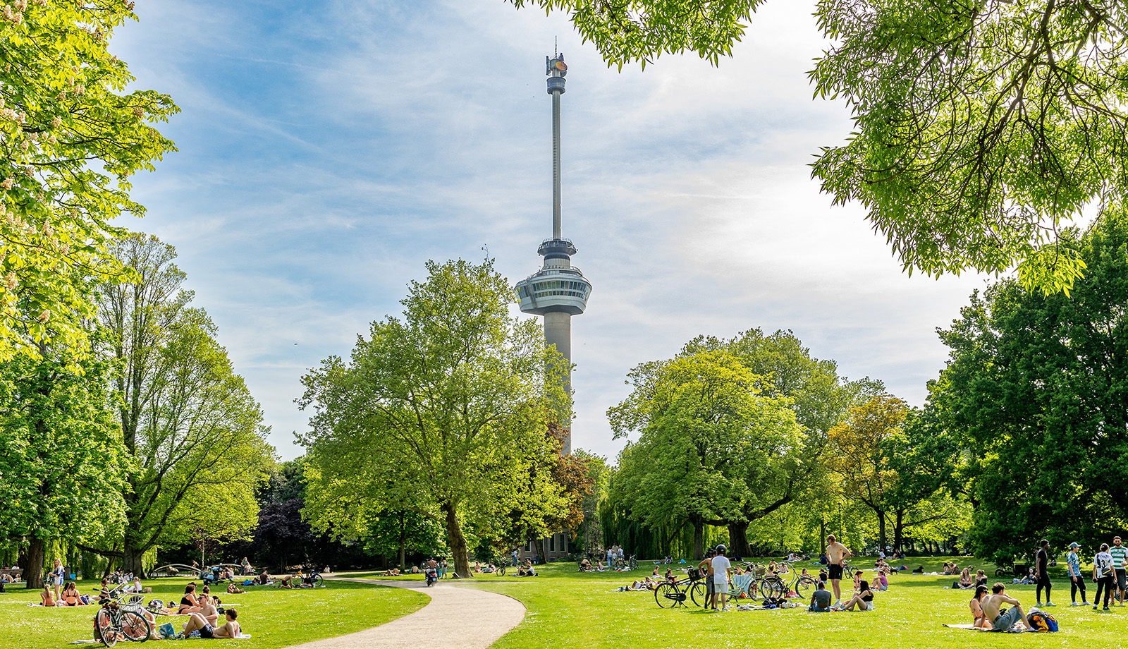 Chilling in The Park at the Euromast 