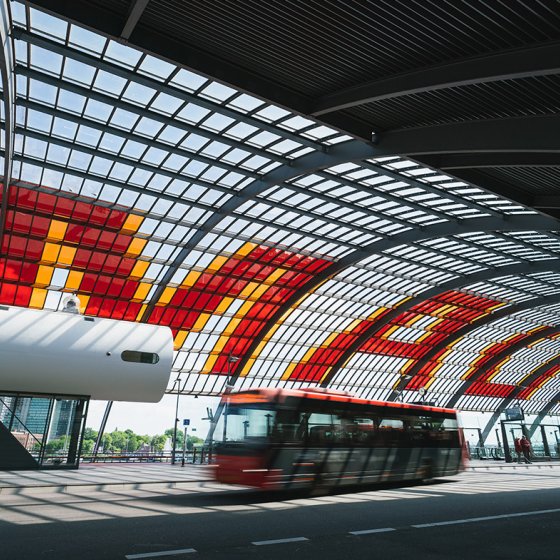 Bus station Amsterdam Centraal