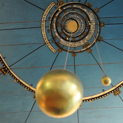 Interior of Eise Eisinga Planetarium