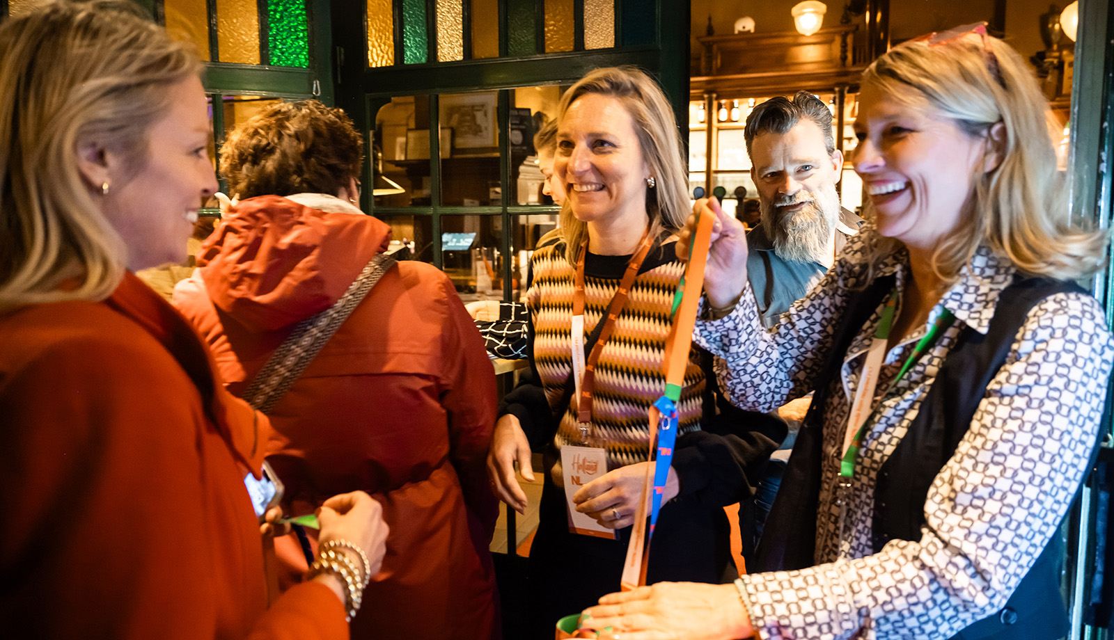 Welcoming guests at the Travel Trade event