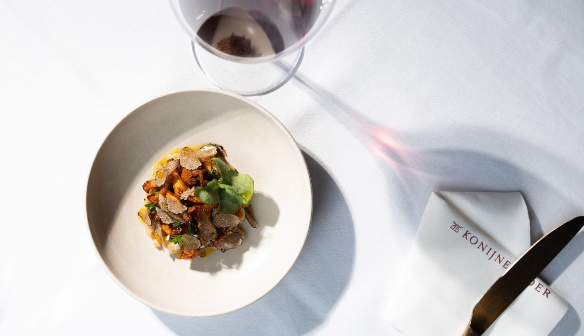 Restaurant Konijnenvoer set table