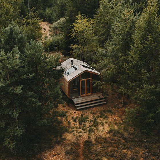 Stay overnight in sustainable Cabiner accommodation in Drenthe