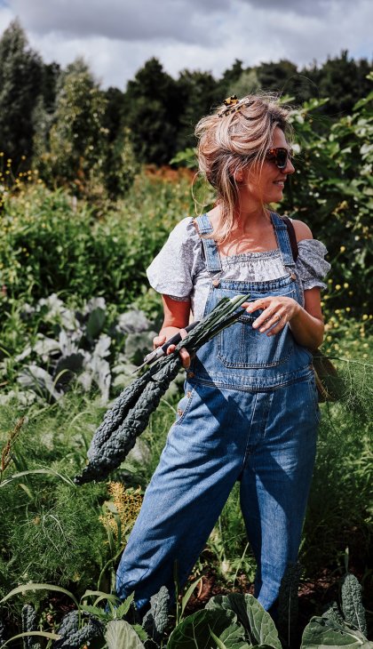 Vegetables from our own garden