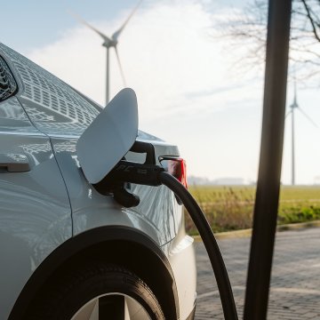 Charging electric cars at Fastned in the Netherlands