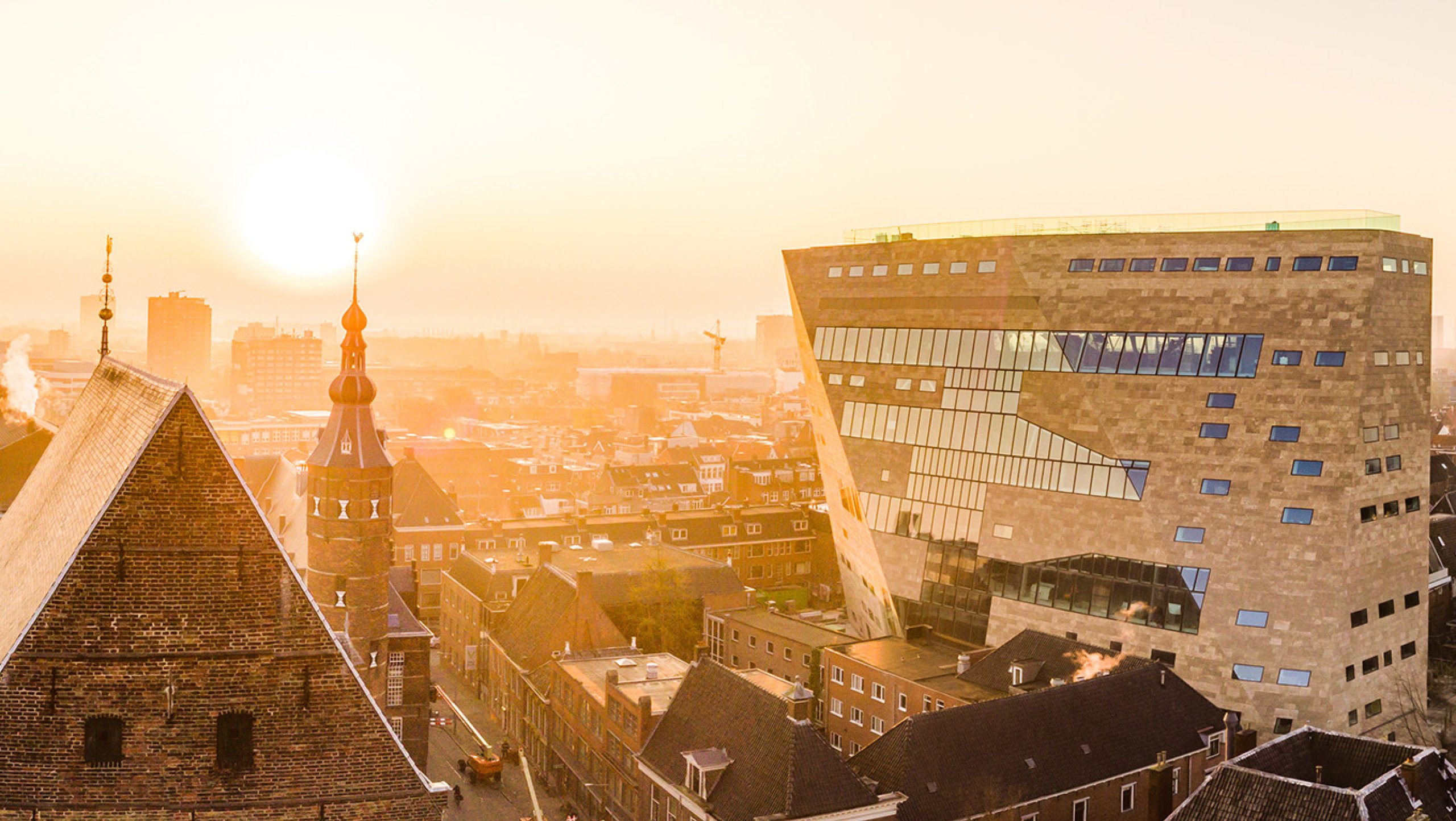 Groninger Forum and Martinitoren