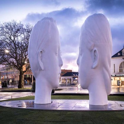 Fountain Love by Jaume Plensa