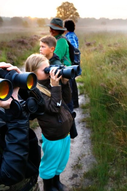 Kids on safari National parc De Hoge Veluwe