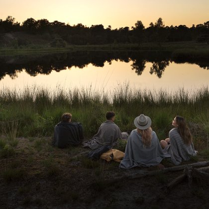 Sunset by the water Nationaal Park De Maasduinen 