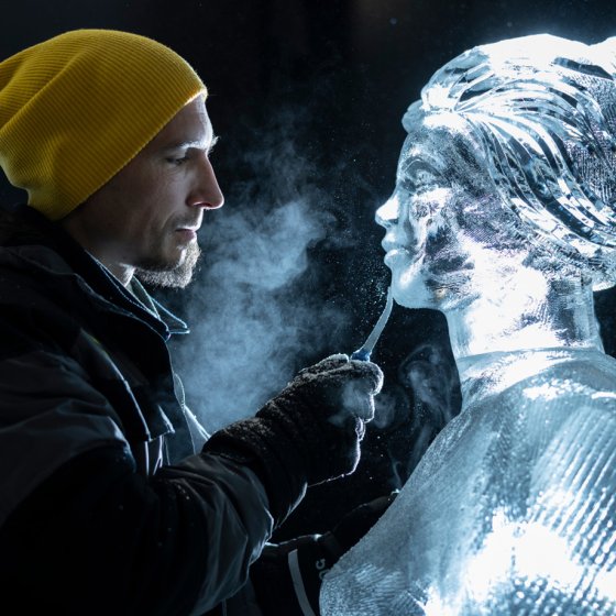 Ice sculpture festival Zwolle