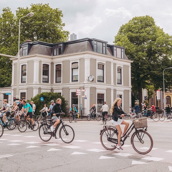 Cycling in Groningen