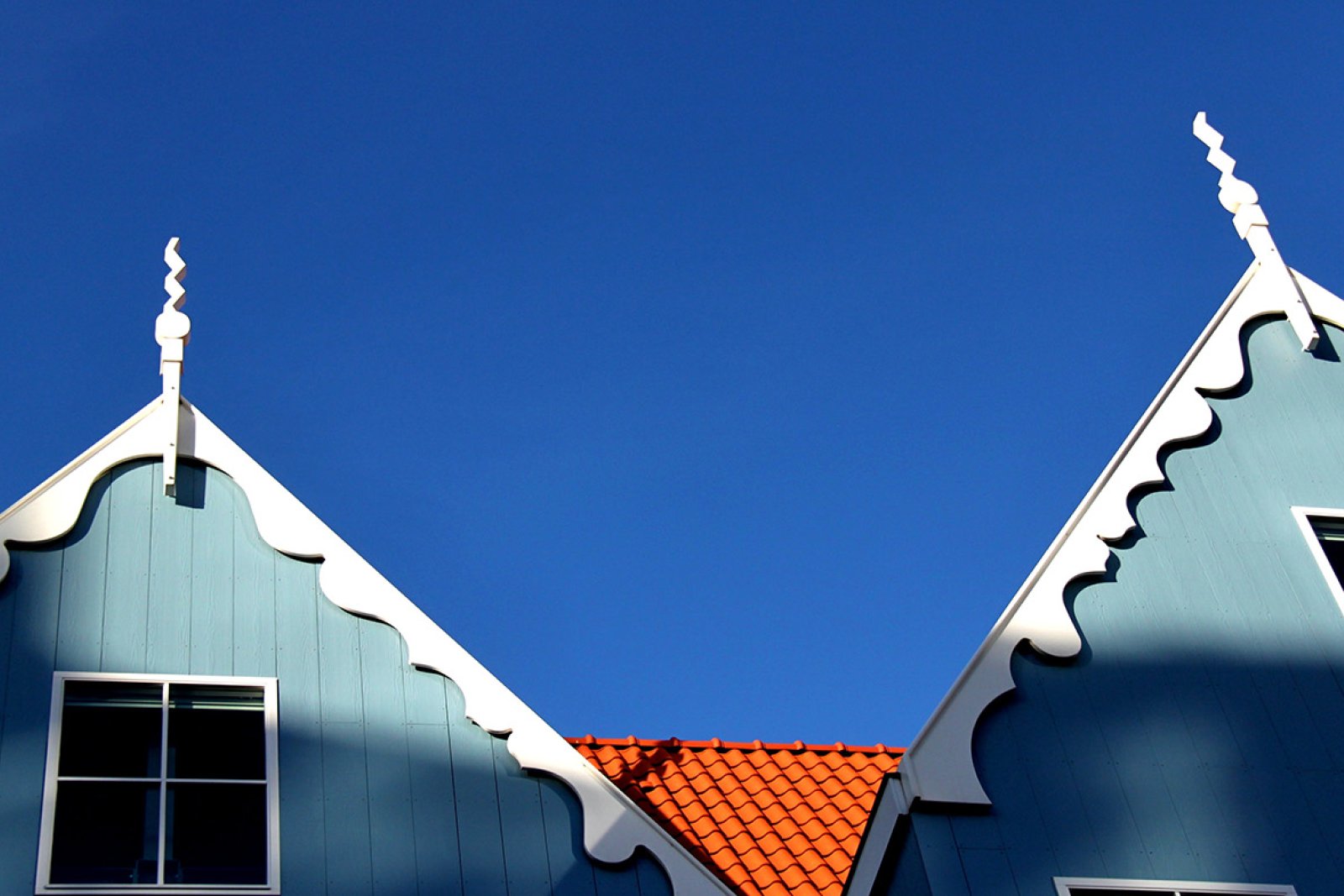 Typically Zaans, detail of some Zaans houses