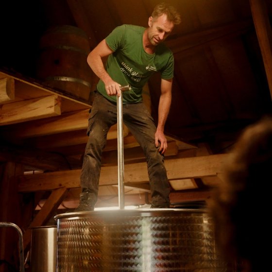 Dassemus winemaker Ron Langeveld 