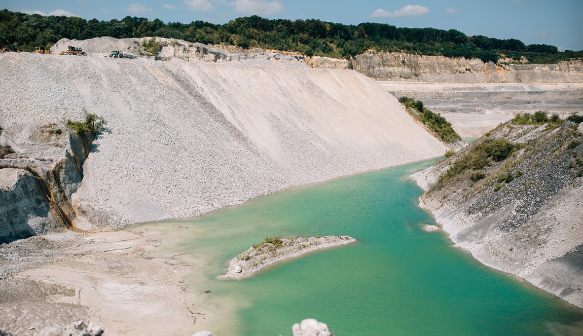 The ENCI quarry is a limestone quarry on the Meuse side of Sint-Pietersberg in Maastricht.