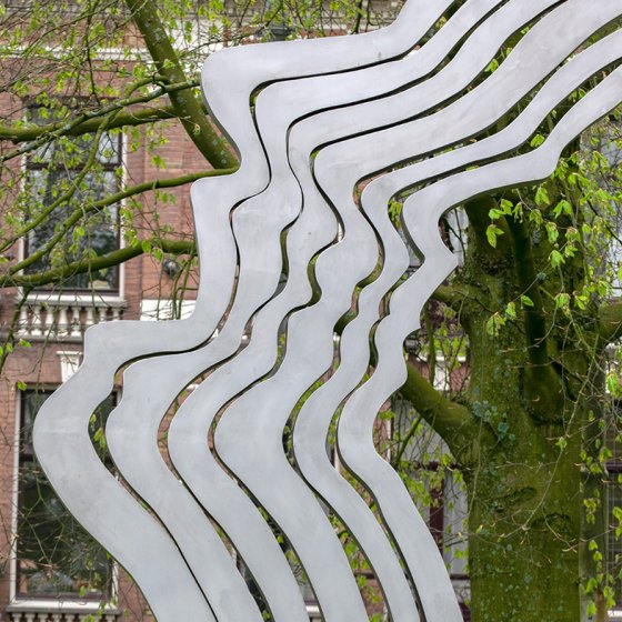 Monument 'The Scream' is a work of art by Jeroen Henneman in Amsterdam