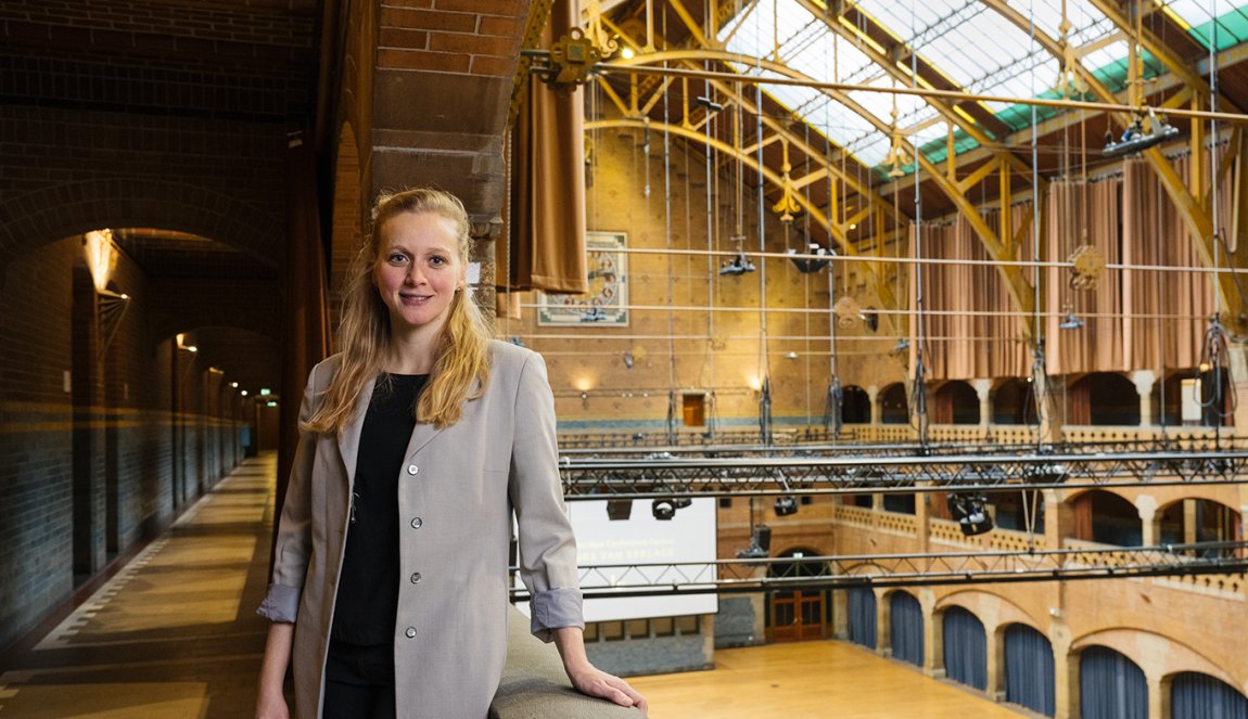 Top view of event space Beurs van Berlage