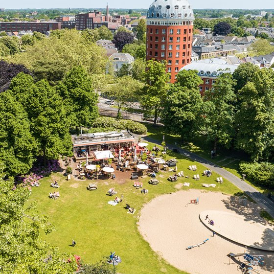 Bird view of T Huis in Breda