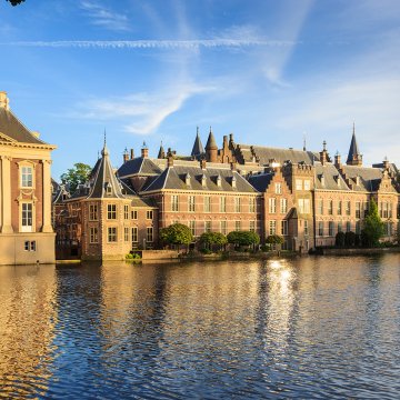 Binnenhof & Buitenhof and Museum Mauritshuis in The Hague 