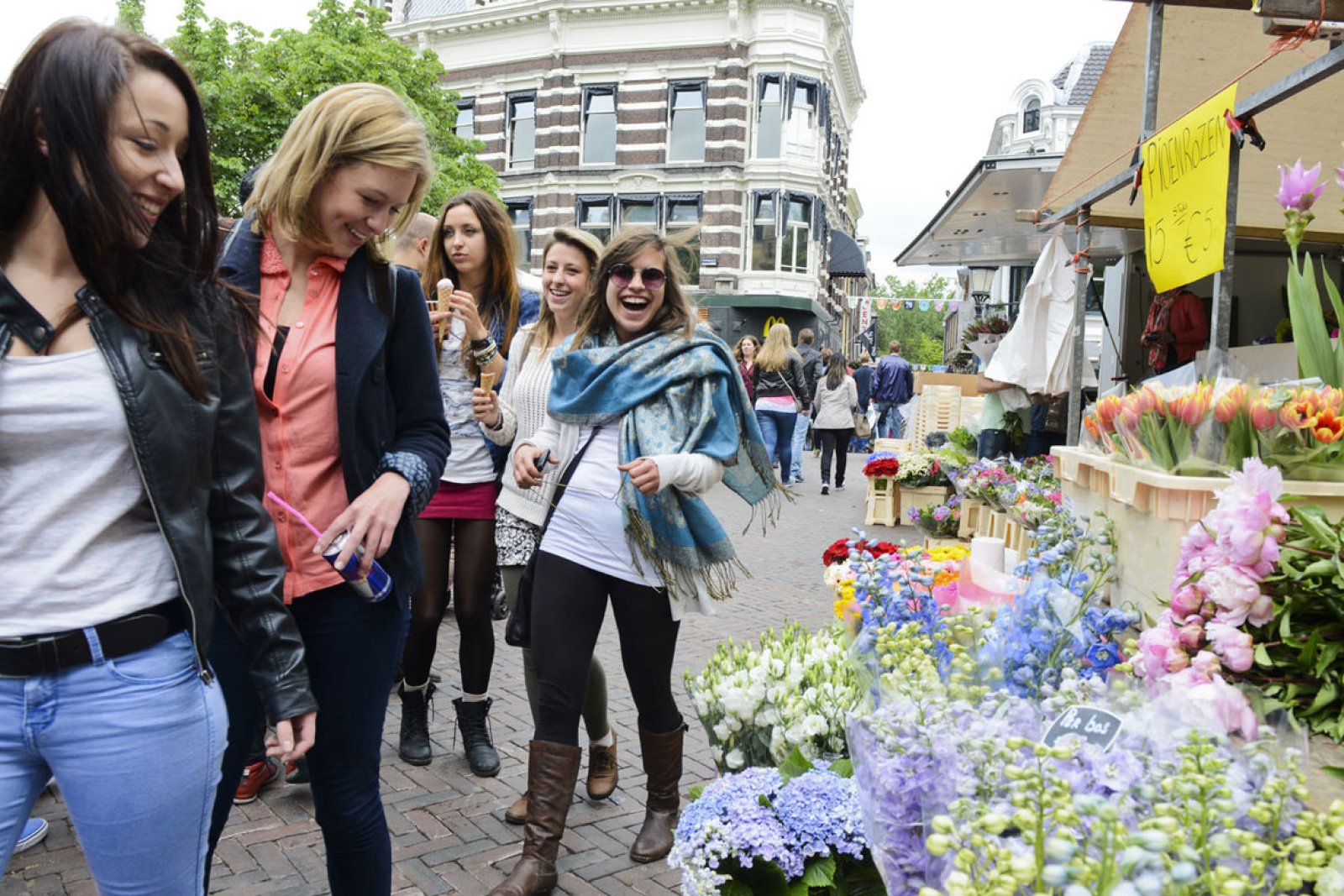 Janskerkhof Bloemenmarkt Utrecht