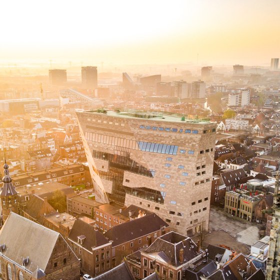 Groninger Forum and Martinitoren