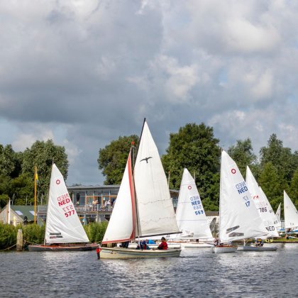 The Sneek boat race is in full swing