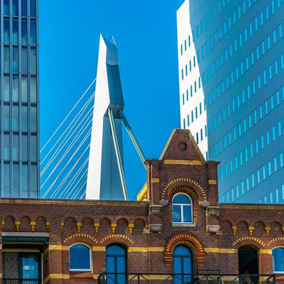 Rotterdam old and new architecture